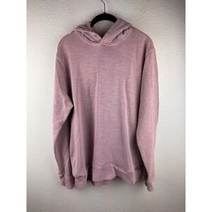 Outerknown Hemp Men Hoodie Sweatshirt Size L Casual Comfy Oversized Sweatshirt